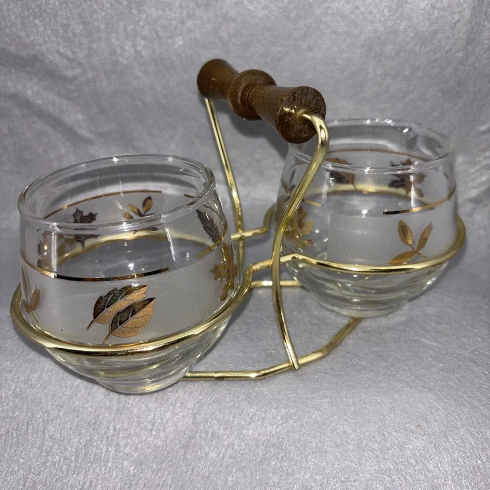 Libbey vintage golden
